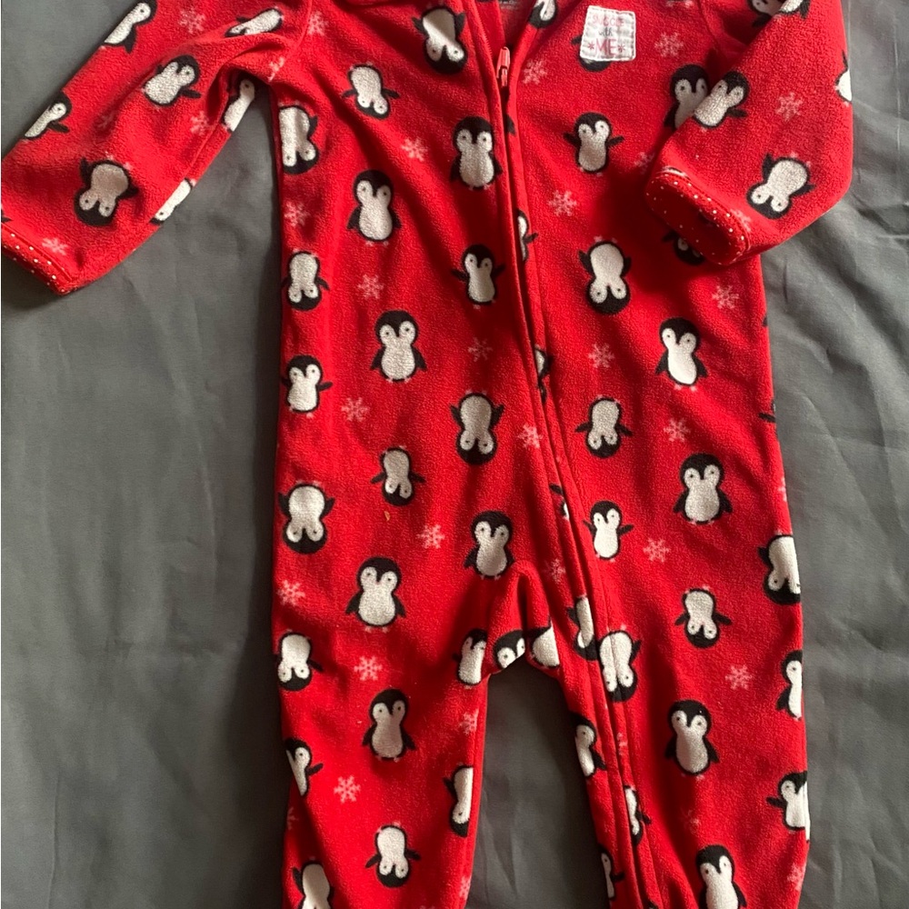 Red Penguin Kids One Piece